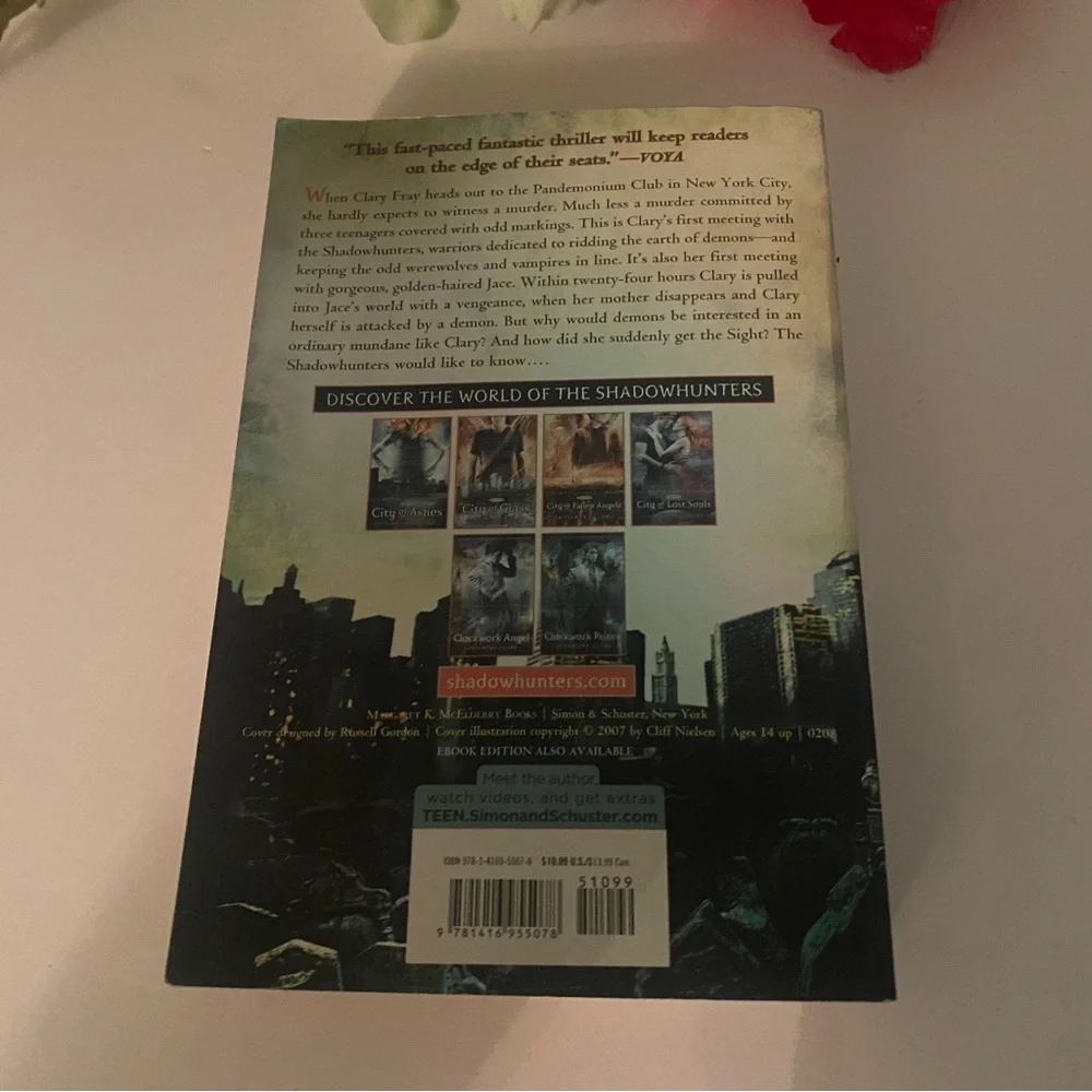 The Mortal Instruments Book Paperback - Picture 4 of 6